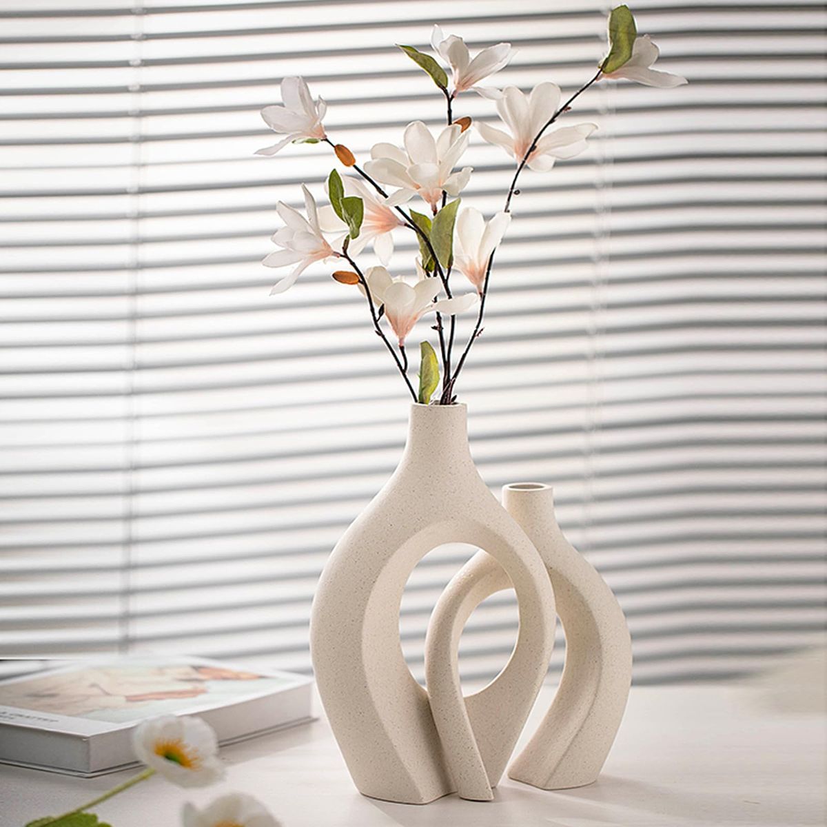 Handgemaakte keramische vaas